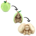 Peluche Réversible Pomme Chien Crocket Flipetz Les Déglingos